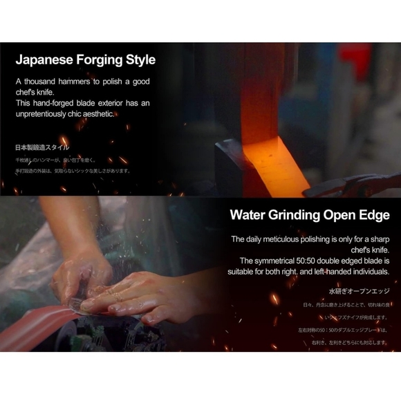 5 Inch Utility Kitchen Knife, Japanese Paring Knife, Sharp Hand Forged - Picture 3 of 6